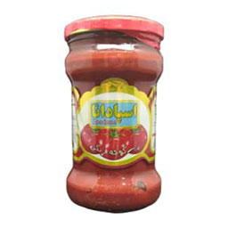 رب گوجه فرنگی شیشه ای 750 گرمی اسپادانا