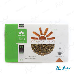 چای سبز کیسه ای با دارچین 35گرمی دبش