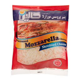 پنیر پیتزا موزارلا رده شده مقدار 450 گرمی کالین