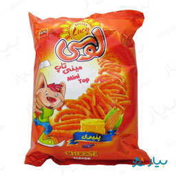 اسنک مینی تاپ پنیری 75 گرمی لوسی