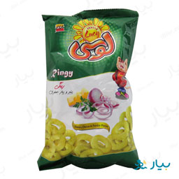 اسنک رینگی پنیر و پیاز جعفری 42 گرمی لوسی