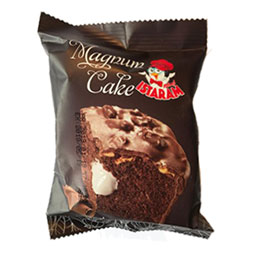 کیک کاکائویی مغزدار کرم شیری با روکش فرآورده کاکائویی 70 گرمی ایسترم