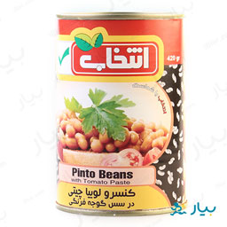 کنسرو لوبیا چیتی 420 گرمی انتخاب