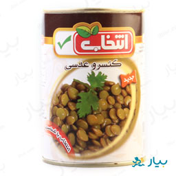 کنسرو عدسی 420 گرمی انتخاب