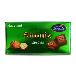 شکلات تبلت شیری با مغز فندق 100گرم شونیز