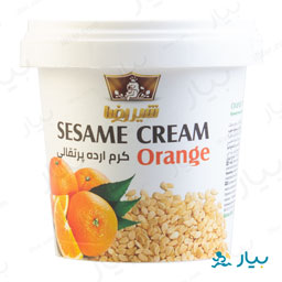 کرم ارده پرتقالی 200 گرمی شیررضا