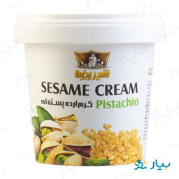 کرم ارده پسته 200 گرمی شیررضا