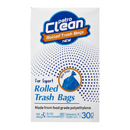 کیسه زباله رولی بزرگ 30 عددی پتروکلین