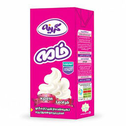 خامه استریلیزه نیم چرب 200 گرمی دلیزه