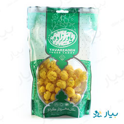 نقل مغز دار گردو زعفرانی 400 گرمی یاورزاده