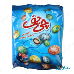 دراژه کاکائویی مغز دار 30 گرمی چی پف