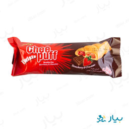 شیرینی مغزدار با طعم توت فرنگی و شکلاتی 45 گرمی چی توز