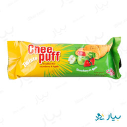 شیرینی با مغزی مارمالاد توت فرنگی و سیب چی پف