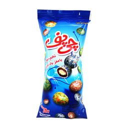 چی پف تخم مرغی با مغز بادام زمینی 40 گرمی چی توز