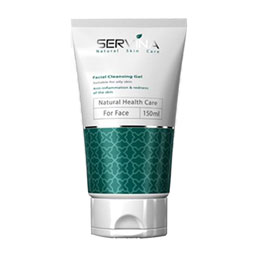 ژل شستشوی صورت مناسب پوست چرب 150 میلی لیتری سروینا