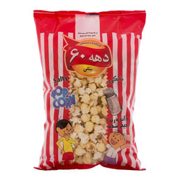 پاپ کورن ساده بسته سلفونی 150 گرمی دهه 60