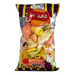 اسنک حجیم شده ی نمکی دهه 60