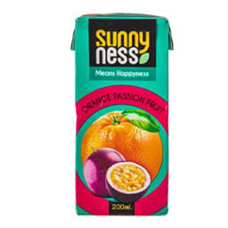 نوشیدنی مخلوط پرتقال پشن فروت 200 میلی‌لیتری سانی‌نس