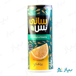 آب پرتقال قوطی 240 میلی لیتری سانی نس