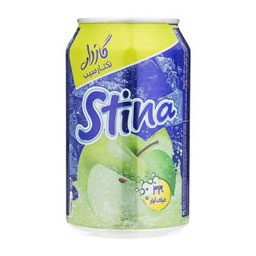 آبمیوه سیب گازدار 330 میلی سان استار