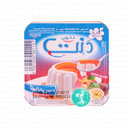 دسر پاناکوتا با شربت پشن فروت و هلو 100 گرمی دنت