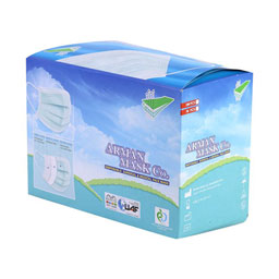 ماسک سه لایه صورت بهداشتی یک‌بار مصرف بسته 100 عددی آرمان