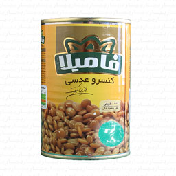 کنسرو عدسی 420 گرمی فامیلا