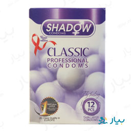 کاندوم کلاسیک شفاف 12 عددی شادو