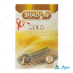 کاندوم طلایی خاردار شیاردار 12 عددی شادو