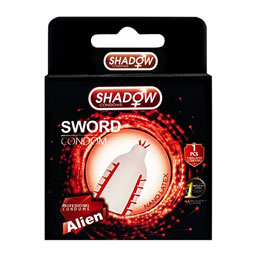 کاندوم فضایی شمشیری لذت بالا با خار برجسته Shadow