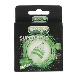 کاندوم فضایی دکمه دار G-Spot تحریکی Shadow