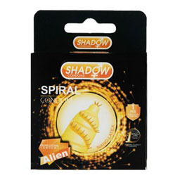 کاندوم فضایی چرخشی با خارهای نرم Shadow