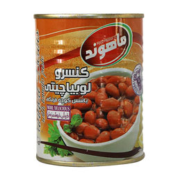 کنسرو لوبیا چیتی کلیددار 350 گرمی ماهوند
