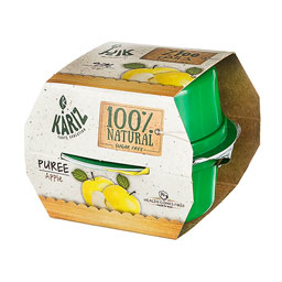 پوره سیب دو عددی 100 گرمی کاریز