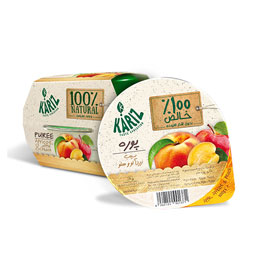 پوره سیب و زردالو و هلو100 گرمی کاریز