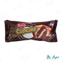 کیک روغنی دو قلو با مغزی کرم کاکائو 60 گرمی سیرنگ