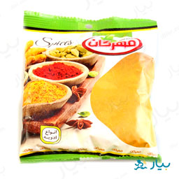 زردچوبه سلفون 100 گرمی مهرگان