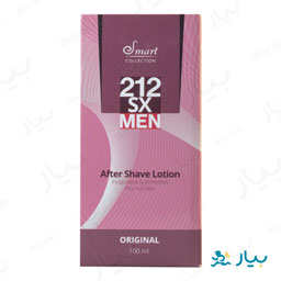 افتر شیو شیشه ای 212 اس ایکس مردانه 100 میلی لیتری اسمارت