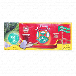 چای کیسه ای سیلان ساده 25 عددی دوغزال