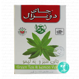 چای سبز و به لیمو 100 گرمی دوغزال