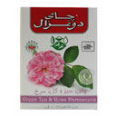 چای سبز و گل سرخ 100 گرمی دوغزال