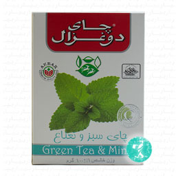 چای سبز و نعنا 100 گرمی دوغزال