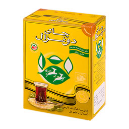 چای شکسته سیاه هل 100 گرمی دو غزال