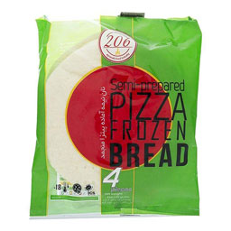 نان نیمه آماده منجمد پیتزا مقدار 450 گرمی 206