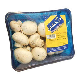 قارچ خوراکی تازه دکمه ای 400 گرمی قارچ درخشان