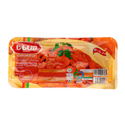 خوراک سوسیس بندری 200 گرمی شامانا