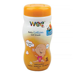دستمال منسوج نبافته مرطوب کودک لوسیون دار 70 عددی وی کر