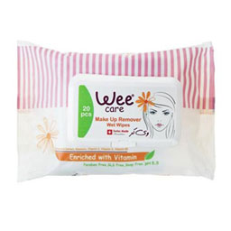 دستمال مرطوب پاک کننده آرایش 20 عددی ویتامینه وی کر