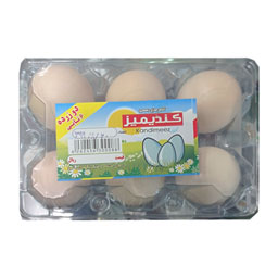 تخم مرغ 2 زرده 6 عددی کندیمیز