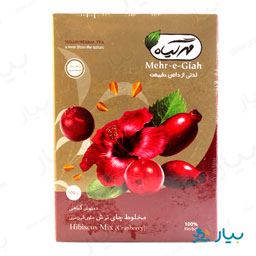 دمنوش چای ترش و کرنبری 100 گرمی مهرگیاه